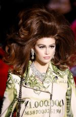 KAIA GERBER at Moschino Runway Show in Milan 02/21/2019
