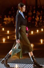KAIA GERBER at Prada Runway Show in Milan 02/21/2019