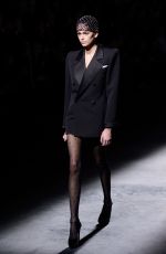 KAIA GERBER at Saint Laurent Show at Paris Fashion Week 02/26/2019