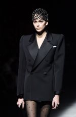 KAIA GERBER at Saint Laurent Show at Paris Fashion Week 02/26/2019