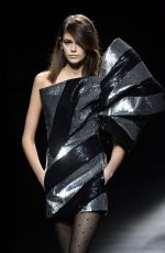 KAIA GERBER at Saint Laurent Show at Paris Fashion Week 02/26/2019