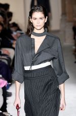 KAIA GERBER at Salvatore Ferragamo Show at Milan Fashion Week 02/23/2019