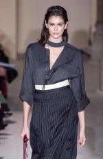 KAIA GERBER at Salvatore Ferragamo Show at Milan Fashion Week 02/23/2019