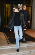 KAIA GERBER Leaves Her Hotel in Milan 02/23/2019