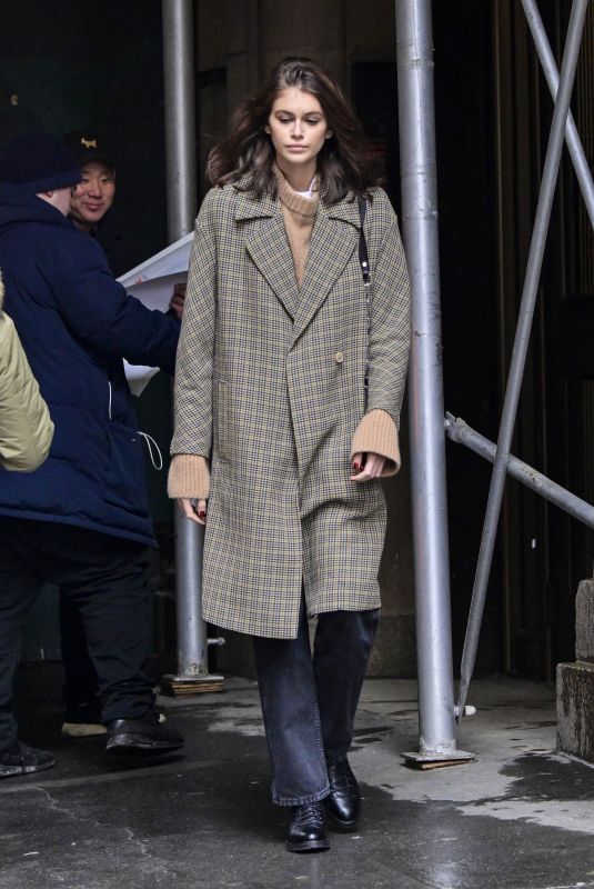 KAIA GERBER Leaves Marc Jacobs Office in New York 02/13/2019