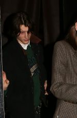 KAIA GERBER Leaves Mercer Hotel in New York 02/14/2019