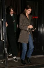 KAIA GERBER Leaves Mercer Hotel in New York 02/14/2019