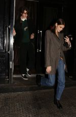 KAIA GERBER Leaves Mercer Hotel in New York 02/14/2019