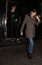 KAIA GERBER Leaves Mercer Hotel in New York 02/14/2019