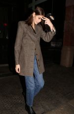 KAIA GERBER Leaves Mercer Hotel in New York 02/14/2019
