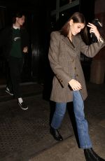 KAIA GERBER Leaves Mercer Hotel in New York 02/14/2019