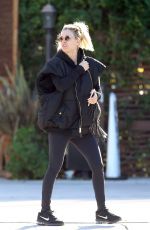 KALEY CUOCO Leaves Sun Cafe in Los Angeles 02/06/2019