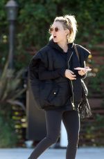 KALEY CUOCO Leaves Sun Cafe in Los Angeles 02/06/2019