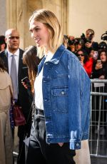 KARLIE KLOSS Arrives at Christian Dior Show at Paris Fashion Week 02/26/2019