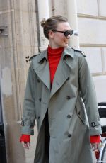 KARLIE KLOSS Leaves Her Hotel in Paris 02/25/2019