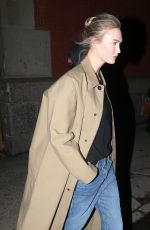 KARLIE KLOSS Leaves Marc Jacobs Show at New york Fashion Show 02/13/2019