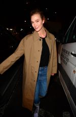 KARLIE KLOSS Leaves Marc Jacobs Show at New york Fashion Show 02/13/2019