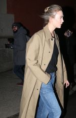 KARLIE KLOSS Leaves Marc Jacobs Show at New york Fashion Show 02/13/2019