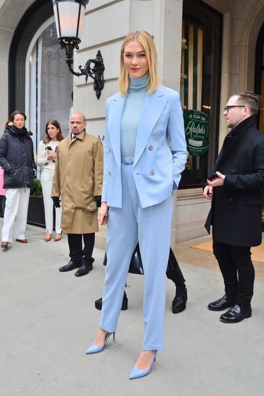 KARLIE KLOSS Leaves Ralph Lauren Show in New York 02/07/2019