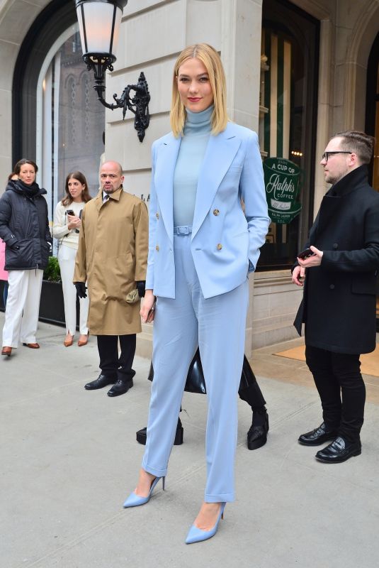 KARLIE KLOSS Leaves Ralph Lauren Show in New York 02/07/2019