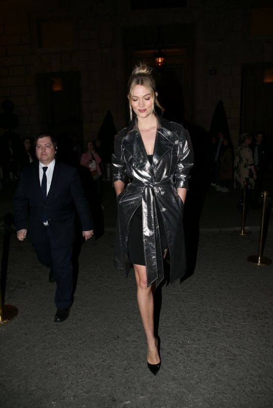 KARLIE KLOSS Night Out in Paris 02/27/2019
