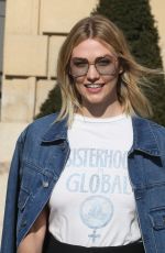KARLIE KLOSS Out and About in Paris 02/26/2019