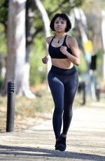 KAT GRAHAM Out Jogging in Los Angeles 02/05/2019
