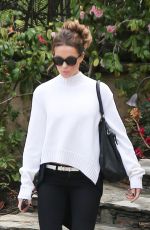 KATE BECKINSALE Heading to a Super Bowl Party in Los Angeles 02/03/2019