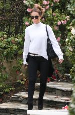 KATE BECKINSALE Heading to a Super Bowl Party in Los Angeles 02/03/2019