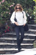 KATE BECKINSALE Leaves Her Home in Brentwood 02/05/2019