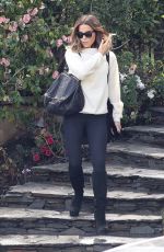 KATE BECKINSALE Leaves Her Home in Brentwood 02/05/2019