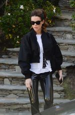 KATE BECKINSALE Out in Los Angeles 02/25/2019