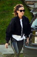 KATE BECKINSALE Out in Los Angeles 02/25/2019