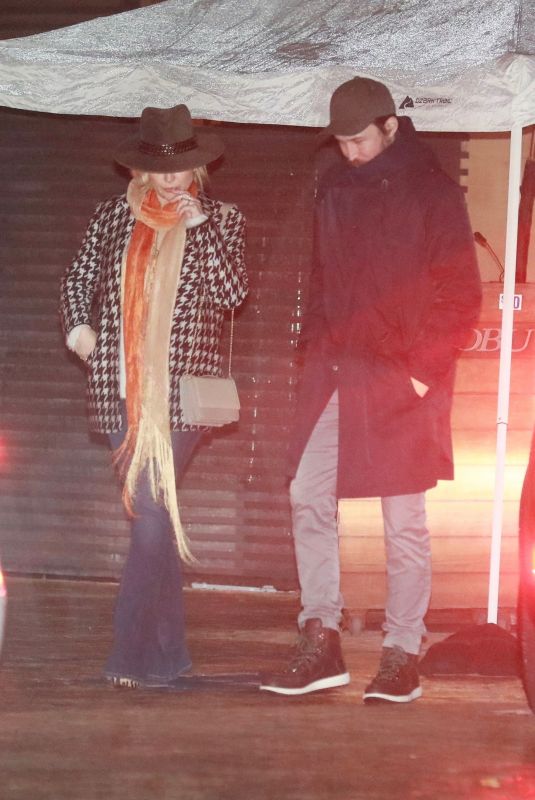 KATE HUDSON and Danny Fujikawa at Nobu in Malibu 02/01/2019