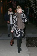 KATE HUDSON Leaves Greenwich Hotel in New York 02/15/2019