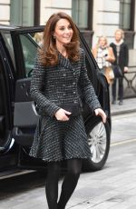 KATE MIDDLETON Arrives at Mental Health in Education Conference in London 02/13/2019