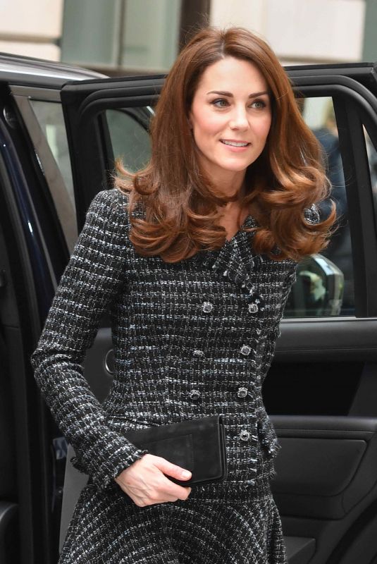 KATE MIDDLETON Arrives at Mental Health in Education Conference in London 02/13/2019