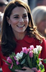 KATE MIDDLETON at National Stadium in Belfast 02/27/2019