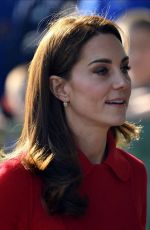 KATE MIDDLETON at National Stadium in Belfast 02/27/2019