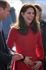 KATE MIDDLETON at National Stadium in Belfast 02/27/2019