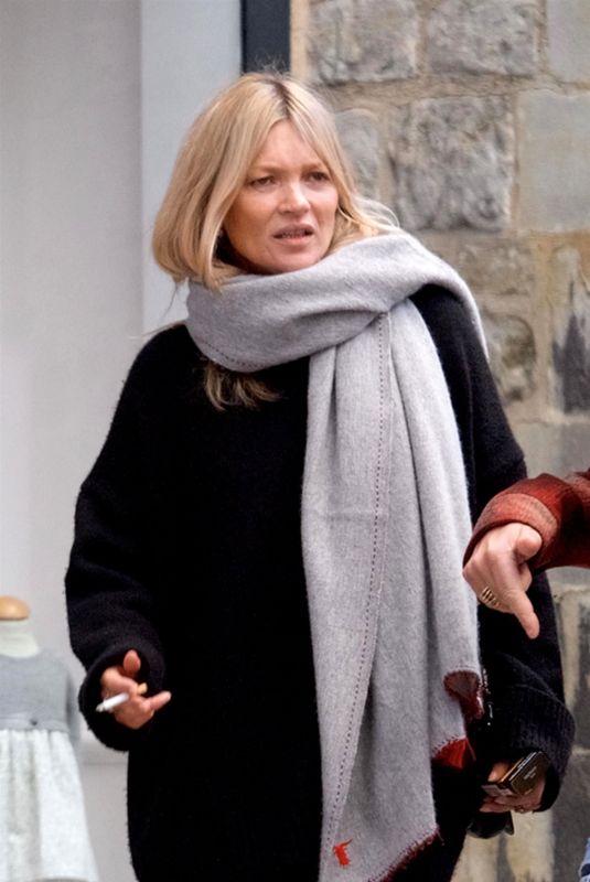 KATE MOSS Out Shopping in London 02/01/2019
