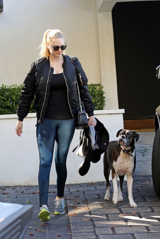 KATE UPTON Leaves a Gym in Los Angeles 02/06/2019