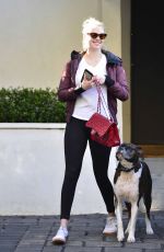 KATE UPTON Out With Her Dog in Los Angeles 01/31/2019