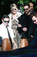 KATY PERRY Arrives at a Pre-oscar Party in Beverly Hills 02/23/2019