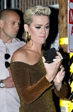 KATY PERRY Arrives at Jimmy Kimmel Live! in Los Angeles 02/25/2019