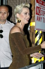 KATY PERRY Arrives at Jimmy Kimmel Live! in Los Angeles 02/25/2019