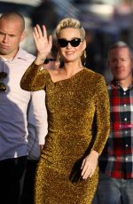 KATY PERRY Arrives at Jimmy Kimmel Live! in Los Angeles 02/25/2019
