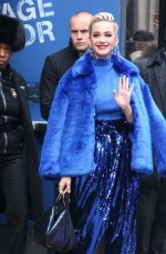 KATY PERRY Leaves Good Morning America in New York 02/27/2019