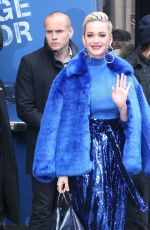 KATY PERRY Leaves Good Morning America in New York 02/27/2019