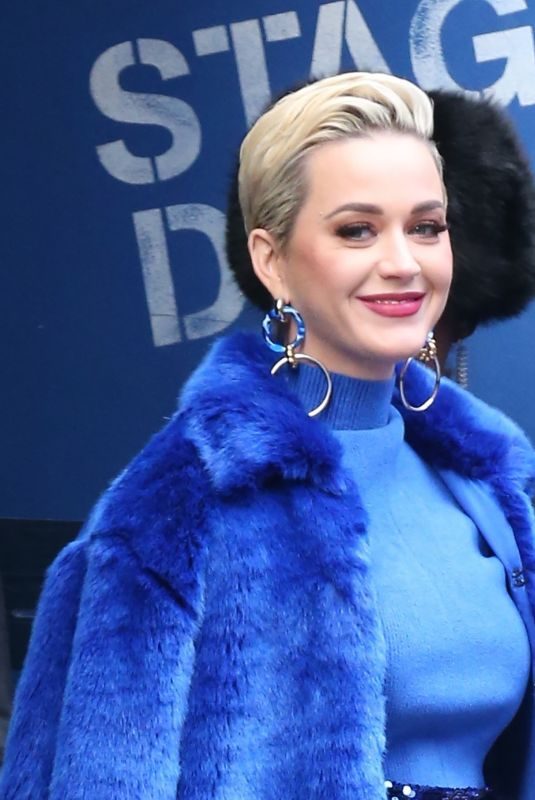 KATY PERRY Leaves Good Morning America in New York 02/27/2019